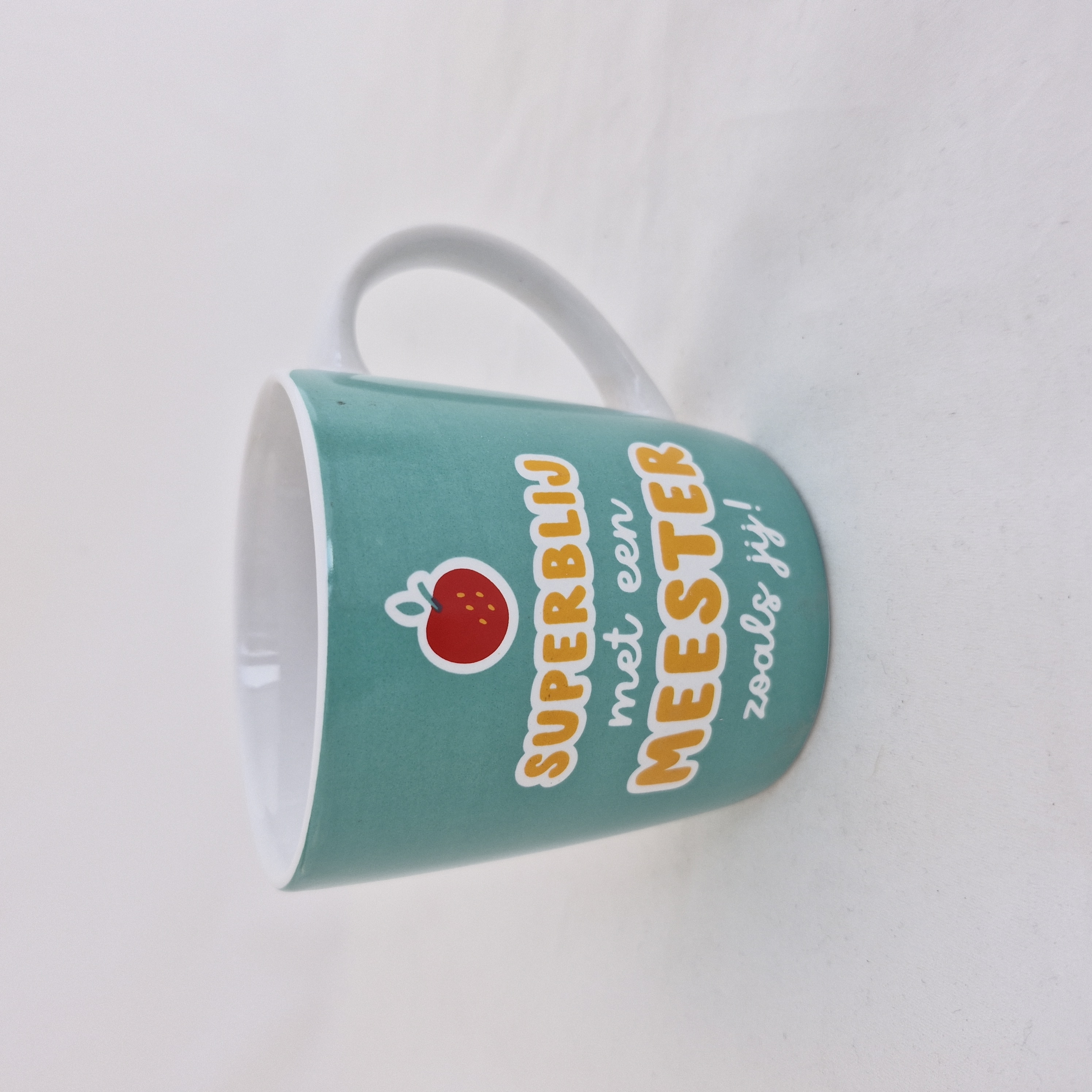 Mok/tas 'Superblij met een meester zoals jij!'