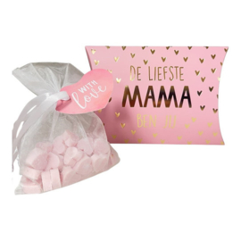 Minihartzeepjes 'De liefste mama ben jij'