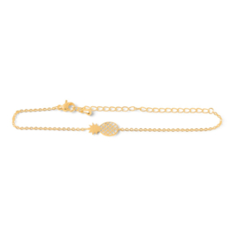 Armband 'Ananas'  (goud / zilver)