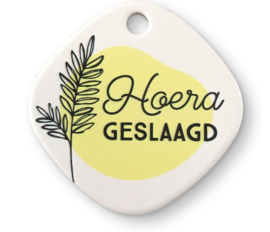 Magneet 'Hoera geslaagd'