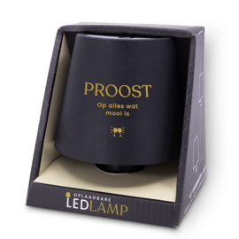 Led-lamp 'Proost op alles wat mooi is'