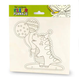 Kleurplankje dinosaurus