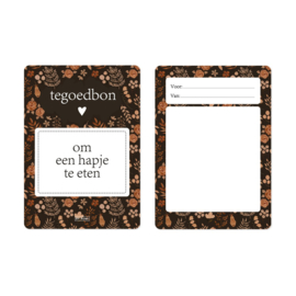 Tegoedbon voor een gezellig hapje eten