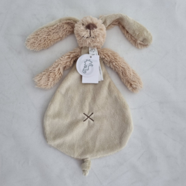 knuffeldoekje/doudou konijn Richie Rabbit beige (met of zonder naam)