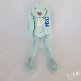 Knuffel konijn 'Richie Rabbit' mint (met of zonder naam)