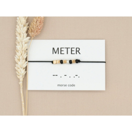 Armband morsecode METER