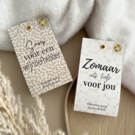 Wijnsnoep 'Snoep voor een wijnliefhebber' (alcoholvrij)