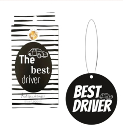 Autogeurhanger 'Best driver'