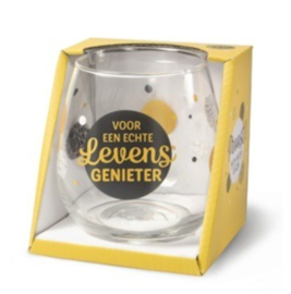 Glas 'Levensgenieter'