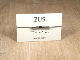 Armband morsecode ZUS