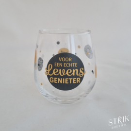 Glas 'Levensgenieter'