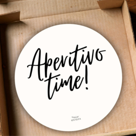 Wooncirkel met voetje 'Aperitivo time!'