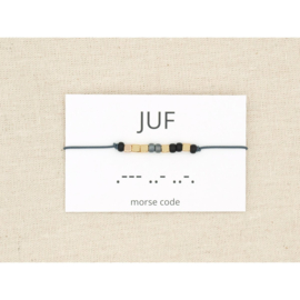 Armband morsecode JUF