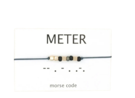 Armband morsecode METER