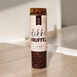 Glazen buisje met thee 'Dikke knuffel'