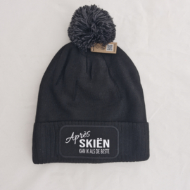 Skimuts 'Après skiën kan ik als de beste'