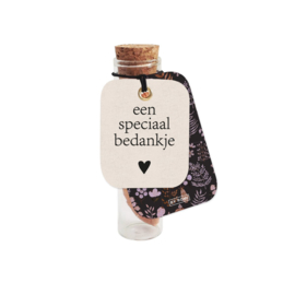 Wensbuisje met armbandje 'Een speciaal bedankje'