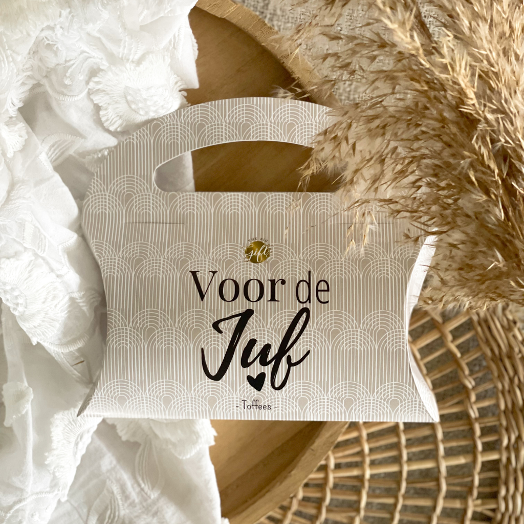 Snoepcadeau 'Voor de juf'