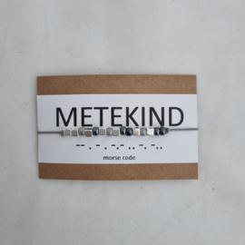 Armband morsecode METEKIND (Limited edition!)