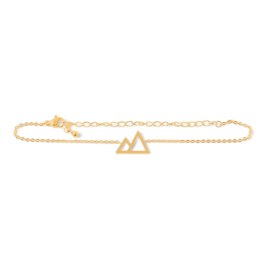 Armband 'Mountain'  (goud / zilver)