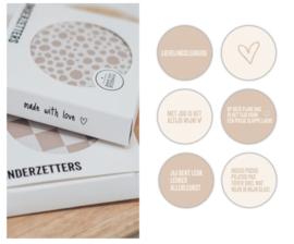Onderzetters met quotes