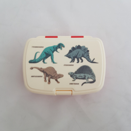 Brooddoos / lunchbox met vakjes dinosaurus