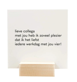 Blockie 'Lieve collega'