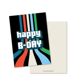 Kaartje 'Happy B-day'