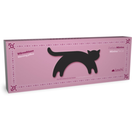 Warmtekussen kat zwart (voor nek, schouders, rug en buik)