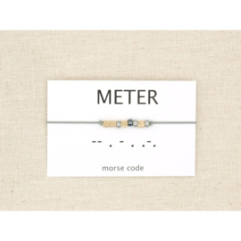 Armband morsecode METER