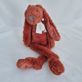 Knuffel konijn 'Richie Rabbit' roest (met of zonder naam)