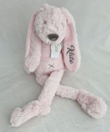 Knuffel konijn 'Richie Rabbit' roze (met of zonder naam)