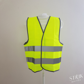 Veiligheidshesje / fluo vestje kind en tiener met naam