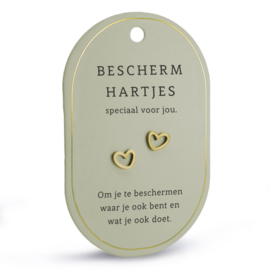 Hartoorbellen goud 'Beschermhartjes'