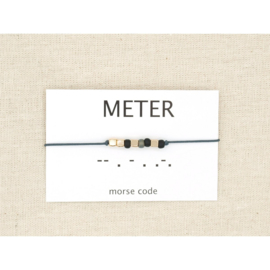 Armband morsecode METER