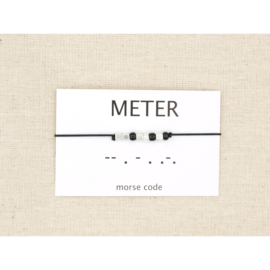 Armband morsecode METER