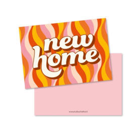 Kaartje 'New home'
