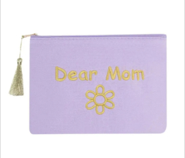 Tetra tasje 'Dear Mom' (verschillende kleuren)