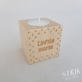 Theelichtje 'Liefste mama'