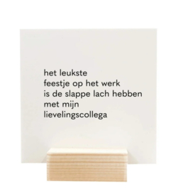 Blockie 'Lievelingscollega'