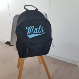 Rugzak large met naam (verschillende kleuren)
