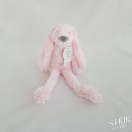 Knuffel klein konijn 'Richie Rabbit' roze (met of zonder naam)