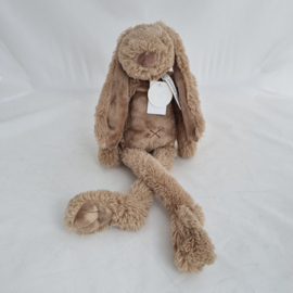 Knuffel konijn 'Richie Rabbit' taupe (met of zonder naam)