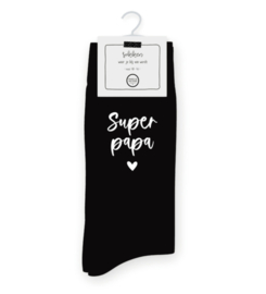Sokken 'Superpapa' (in geschenkverpakking)