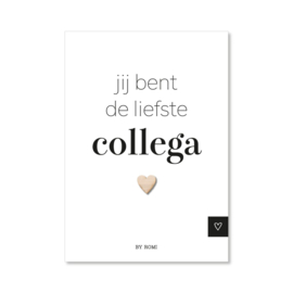 Memory shelf  'jij bent de liefste collega'