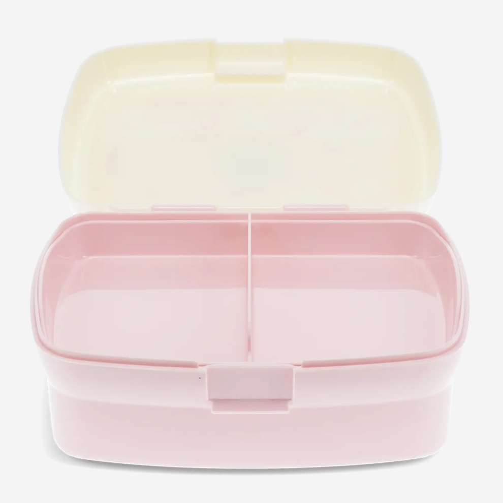 Brooddoos / lunchbox met vakjes 'Unicorn / eenhoorn'