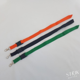 Keycord / lanyard met naam of tekst (verschillende kleuren)