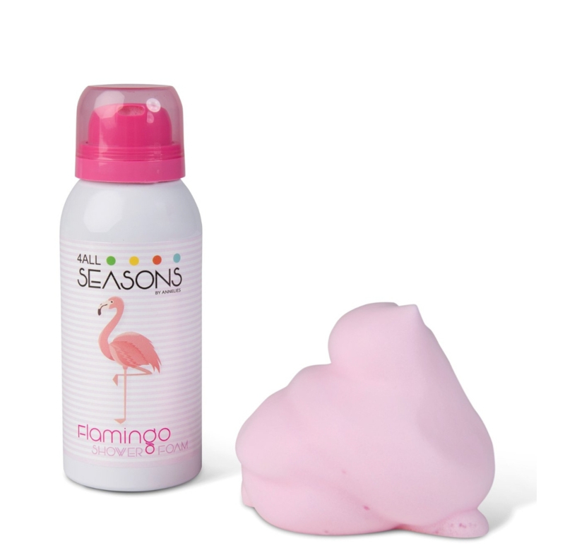 Shower foam / doucheschuim flamingo