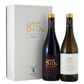 El Coto 875M giftbox Chardonnay + Tempranillo 2 x 0,75 liter