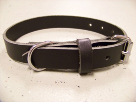 Single leather collar 2,5cm